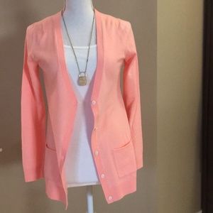 GAP Peach Cardigan. Sz Small. NWT